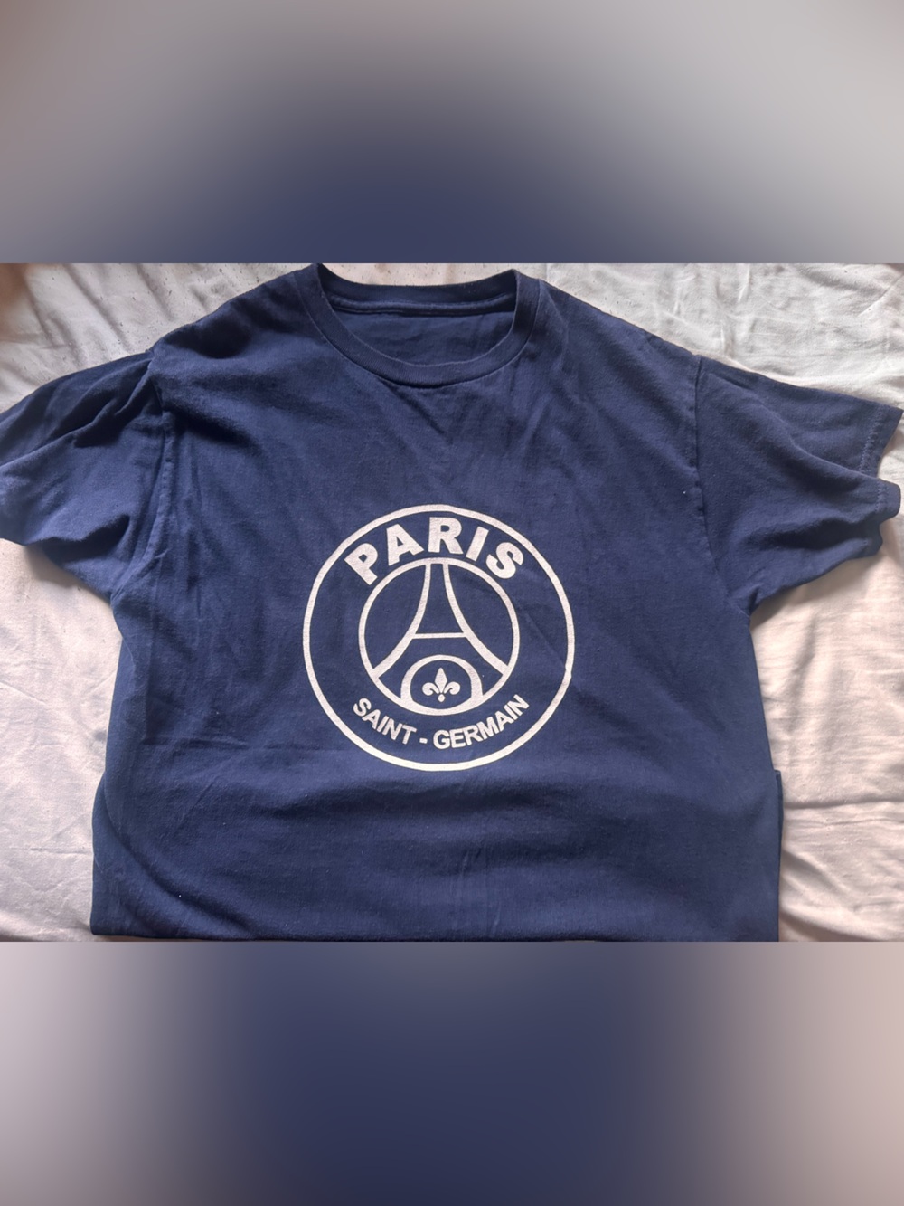 Paris Saint-Germain Navy Graphic Tee Boys XL